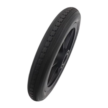 Wheelchair Rear Wheel 12 Inch Pu Elastic Solid Tire 12 1/2X2 1/4 Non-Pneumatic Tire Manual Wheelchair Accessories