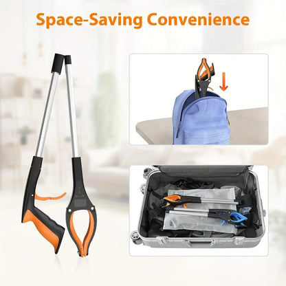 Garbage Picker Gripper with 360 ° Rotating Clip, 32 Inch Lightweight Heavy-Duty Elderly Gripper, Gripper, Elderly Grabbing Tool