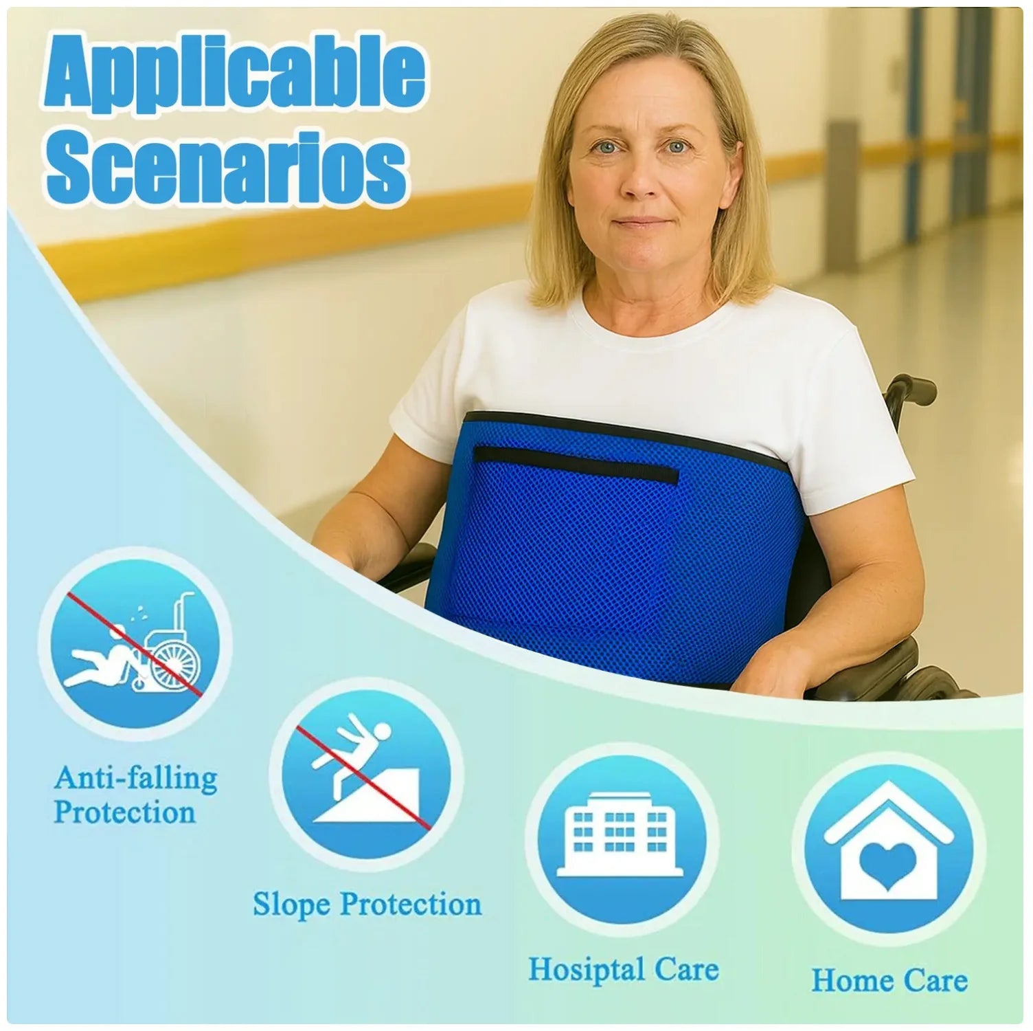 Adjustable Wheelchair Safety Belt - Ensure Elderly and Disabled Safety