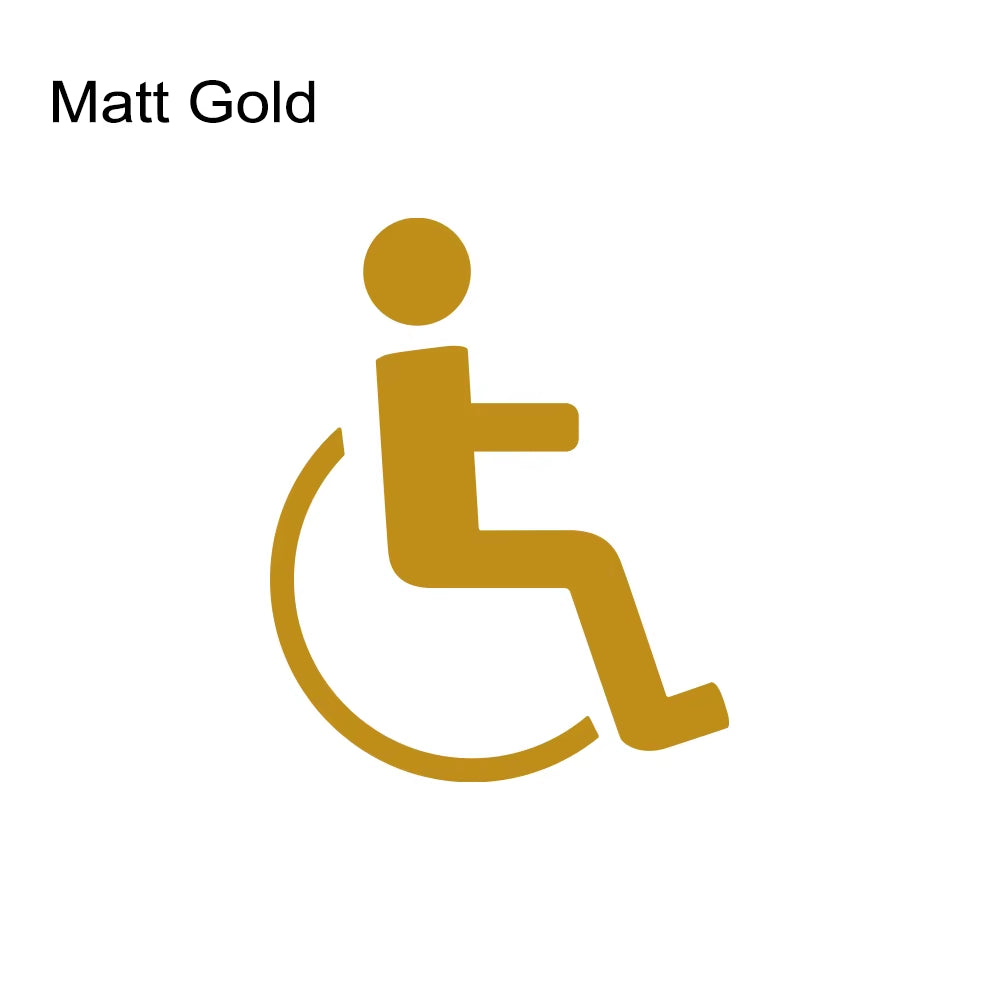 PVC Disabled on Board Car Sticker Wheelchair Sign Lables Warning Sticker Windshield Window Handicapped Vinyl Decals Accessories