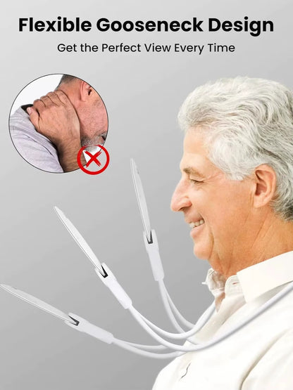 10X Hands Free Magnifying Glass for Neck Wear, Magnifier for Reading, Sewing, Cross Stitch, Inspection, Repair.(4.33Inch)