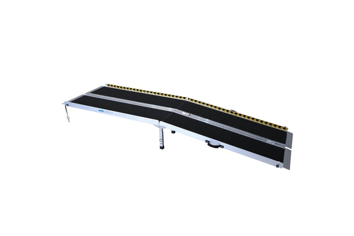 Aluminium Wheelchair Ramp with Leg Support - 10Ft
