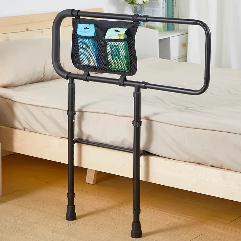 Adjustable Elderly Safety Bed Assist Handle Non-Slip Mobility Grab Bar Retractable Standing Aid Fall Prevention Bed Rail