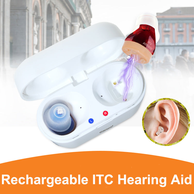 Rechargeable Sound Amplifier for the Elderly, Hearing Auxiliary Listening Sound Amplifier