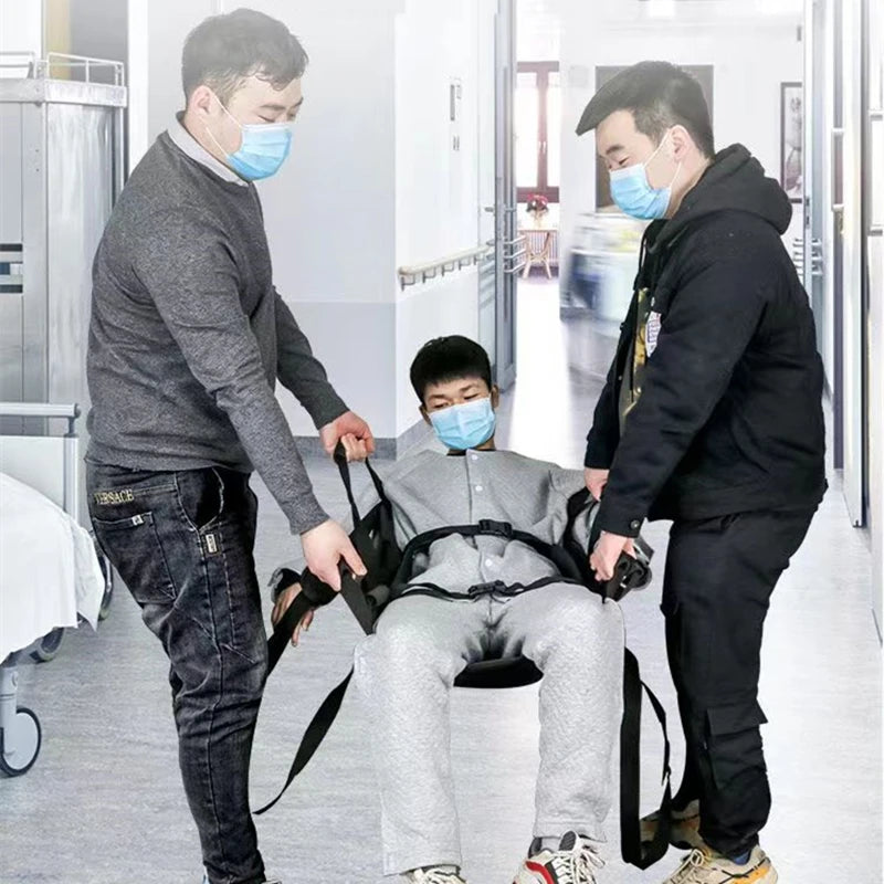 Household Elderly Transfer Sling Belt Disabled Seat Pad Wheelchair Cushion Transport Shifting Belt Sheet Home Care Nursing Belt