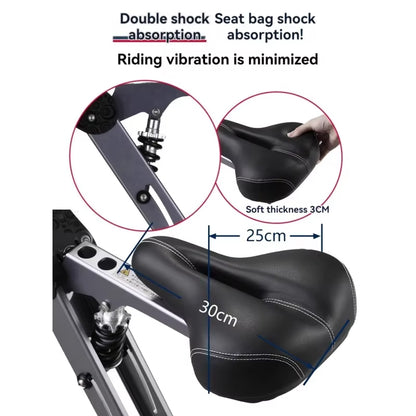 Folding Ultra-Light Portable Lithium Battery Electric Tricycle Adult Elderly Women Fashion Mini Miniature Scooter