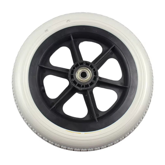 Wheelchair Rear Wheel 12 Inch Pu Elastic Solid Tire 12 1/2X2 1/4 Non-Pneumatic Tire Manual Wheelchair Accessories