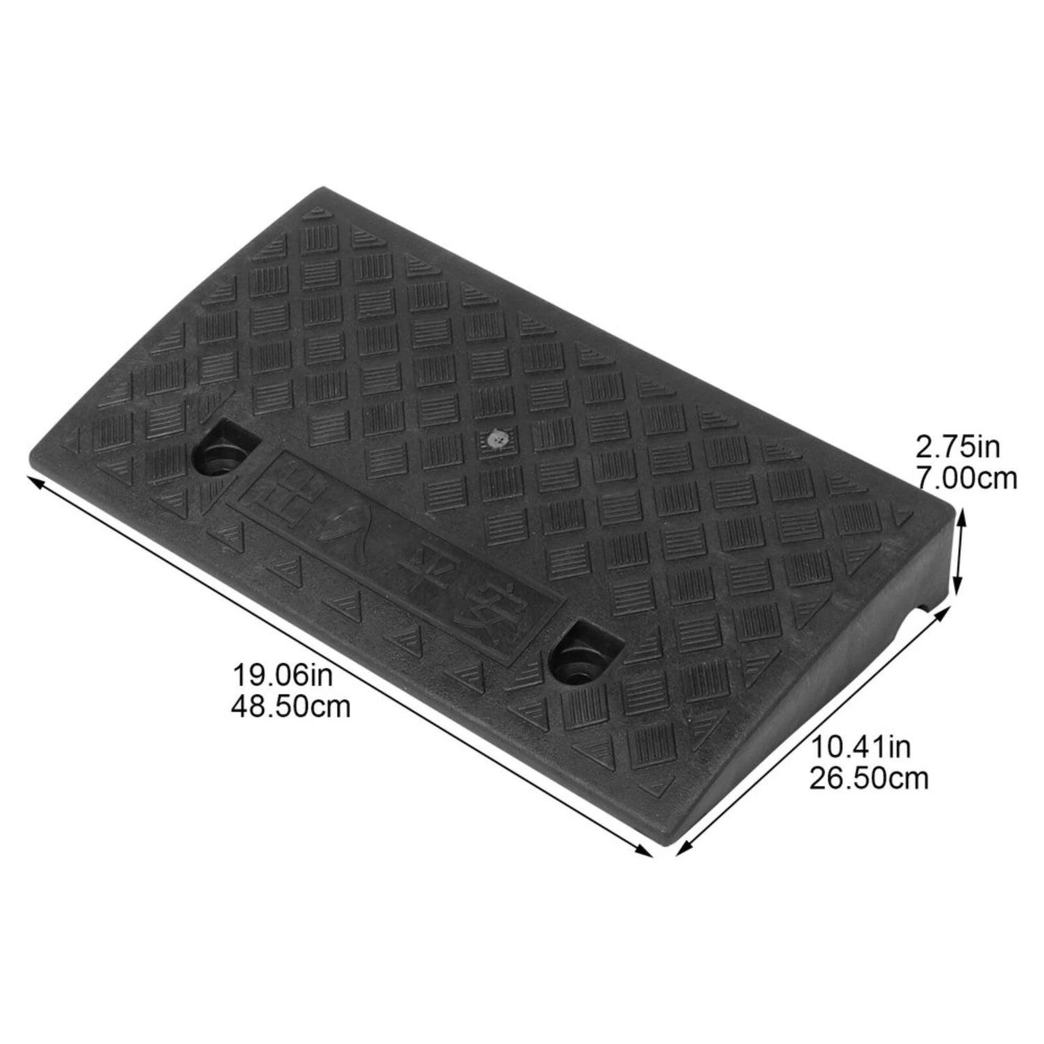Rubber Ramp Lightweight Portable Wheelchair Aid - Threshold Slope Pad Ice Cube Tray Strap on Dji Mini Accessories Blind Box Edc