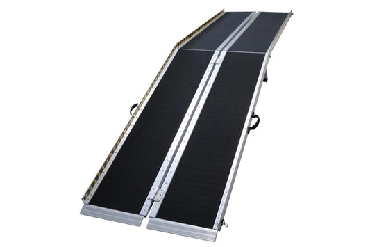 Aluminium Wheelchair Ramp with Leg Support - 10Ft
