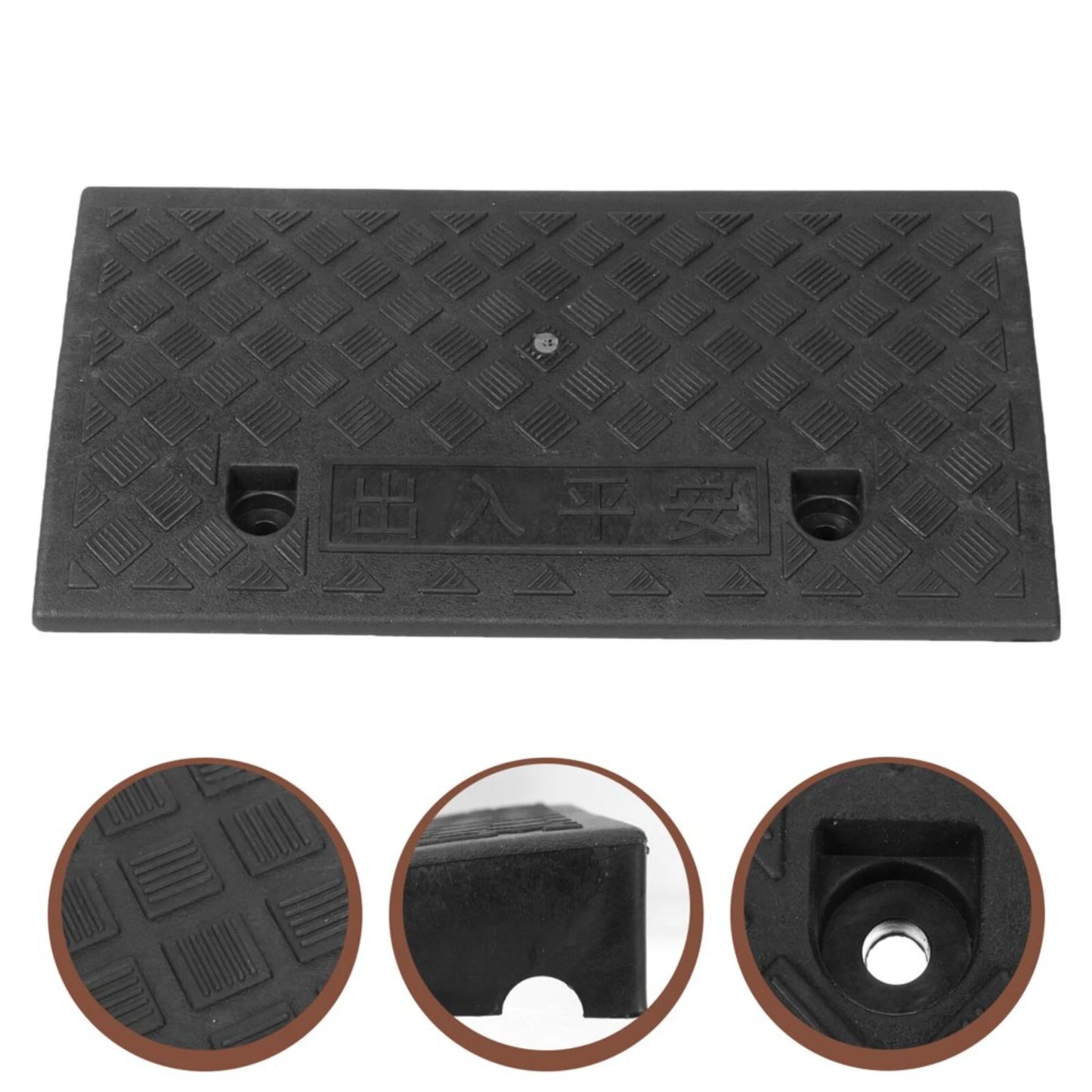 Rubber Ramp Lightweight Portable Wheelchair Aid - Threshold Slope Pad Ice Cube Tray Strap on Dji Mini Accessories Blind Box Edc