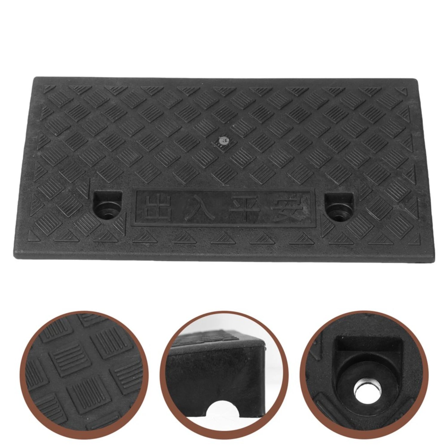Rubber Ramp Lightweight Portable Wheelchair Aid - Threshold Slope Pad Ice Cube Tray Strap on Dji Mini Accessories Blind Box Edc