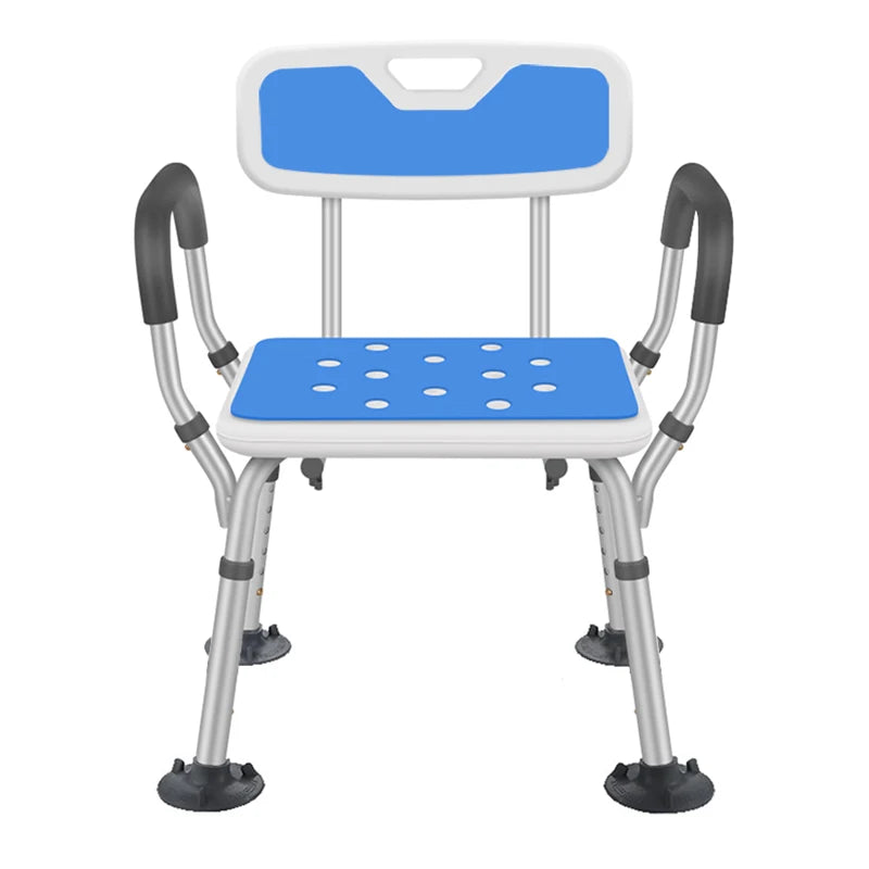 Adjustable Elderly Bathroom Seat Anti-Skid Bath Chairs for Elderly Squat Toilet Stool for Shower Special Chair Home Chair Seat