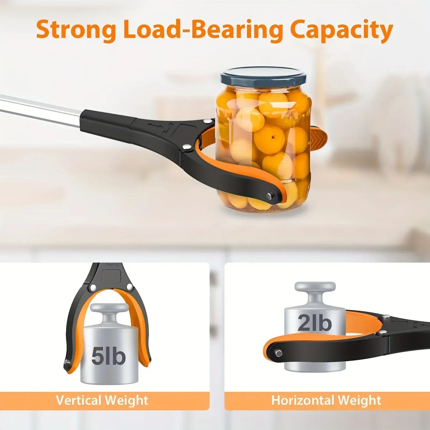 Garbage Picker Gripper with 360 ° Rotating Clip, 32 Inch Lightweight Heavy-Duty Elderly Gripper, Gripper, Elderly Grabbing Tool