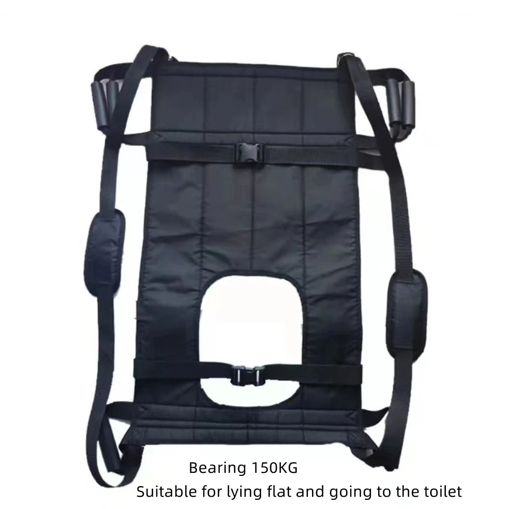 Household Elderly Transfer Sling Belt Disabled Seat Pad Wheelchair Cushion Transport Shifting Belt Sheet Home Care Nursing Belt