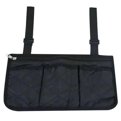 Waterproof Wheelchair Armrest Side Storage Bag for Most and Mobile Equipment Accessories