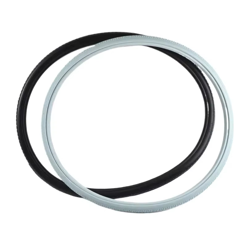 Wheelchair Accessories Tire 20 22 24 Inch Outer Solid 20/22/24X1 3/8 Non-Pneumatic Rear Wheel