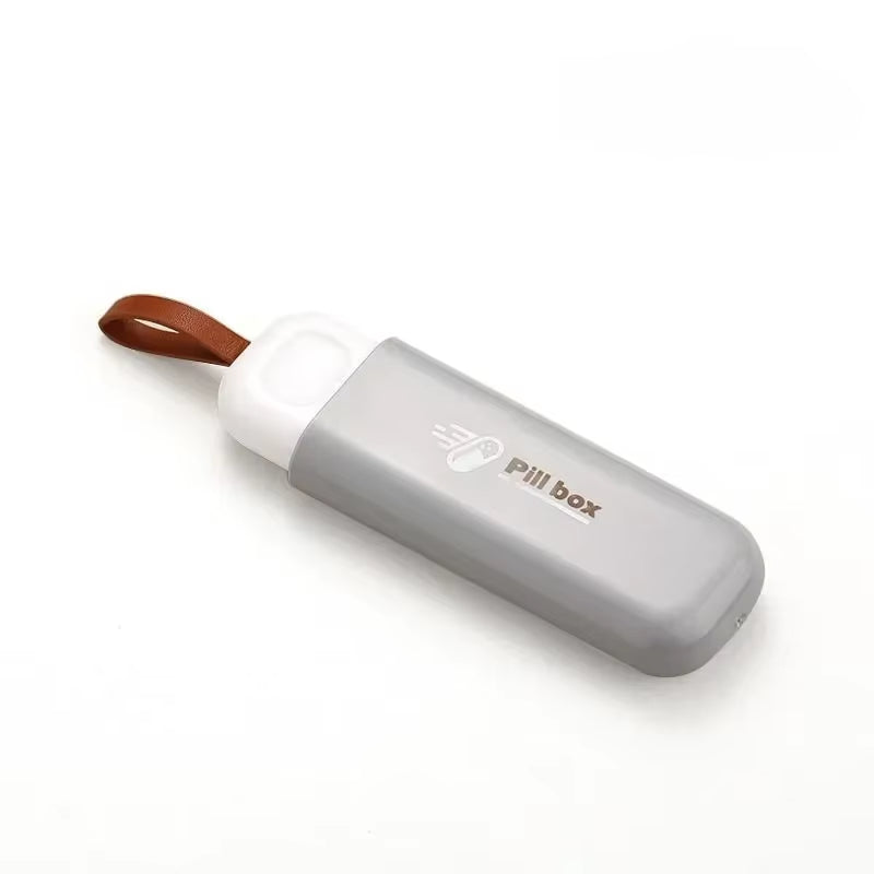 1PCS Portable Medicine Box for Home, Three Compartments Suitable for Carrying with You Mini Medicine Box for Travel Pill Box