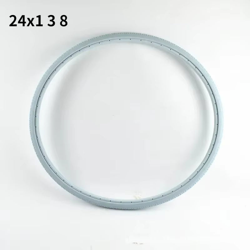 Wheelchair Accessories Tire 20 22 24 Inch Outer Solid 20/22/24X1 3/8 Non-Pneumatic Rear Wheel