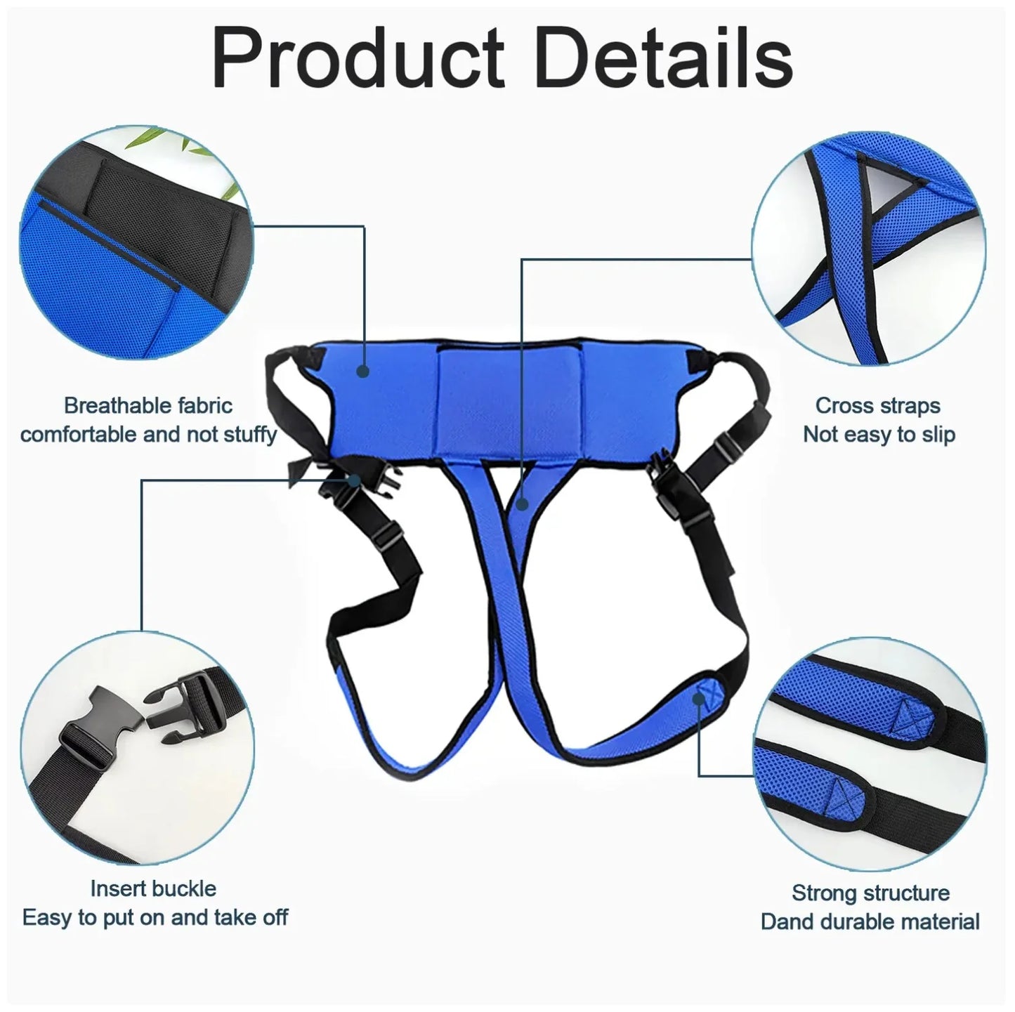 Adjustable Wheelchair Safety Belt - Ensure Elderly and Disabled Safety