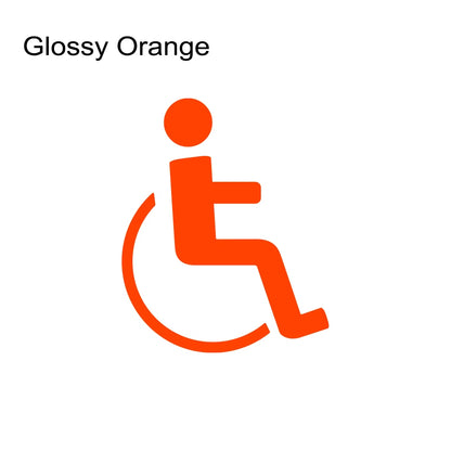 PVC Disabled on Board Car Sticker Wheelchair Sign Lables Warning Sticker Windshield Window Handicapped Vinyl Decals Accessories