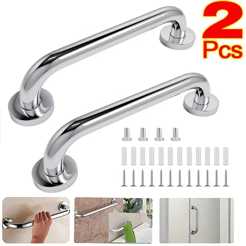 Stainless Steel Handrails, Accessible Bathroom, Bathroom, Safety Bathroom Handrails, Disabled Elderly Bathroom Handrails