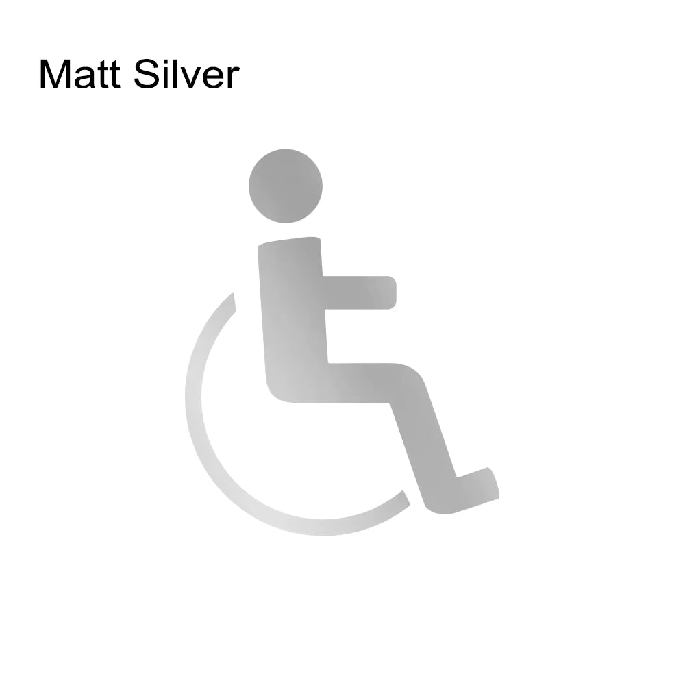 PVC Disabled on Board Car Sticker Wheelchair Sign Lables Warning Sticker Windshield Window Handicapped Vinyl Decals Accessories