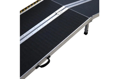 Aluminium Wheelchair Ramp with Leg Support - 10Ft