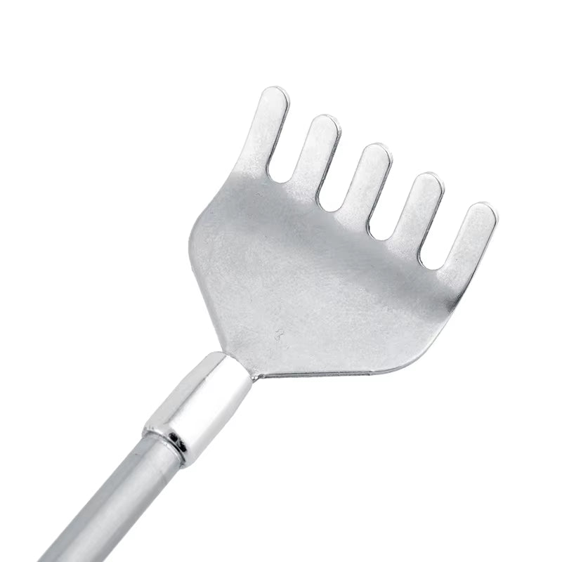 Adjustable Retractable Back Scraper Steel Anti-Itch Claw Massager Scratching Rake for Elderly Back Massage 16Cm-51Cm