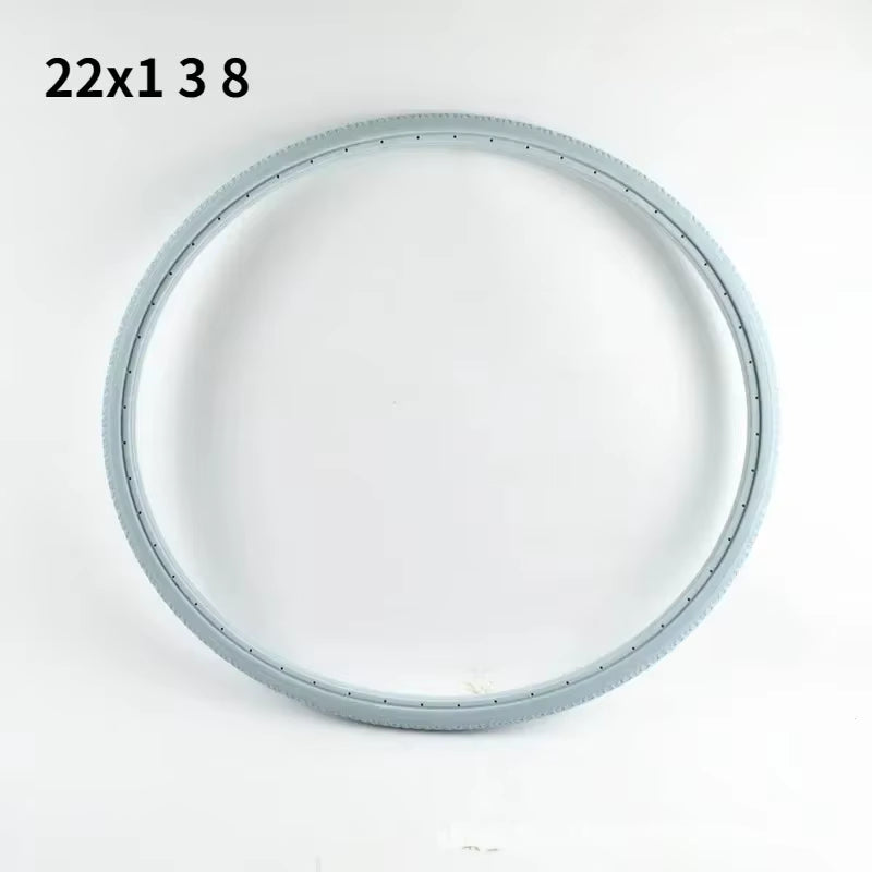 Wheelchair Accessories Tire 20 22 24 Inch Outer Solid 20/22/24X1 3/8 Non-Pneumatic Rear Wheel