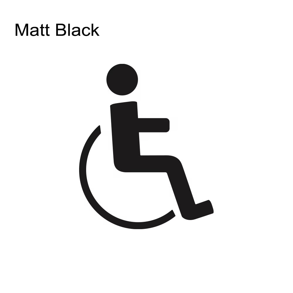 PVC Disabled on Board Car Sticker Wheelchair Sign Lables Warning Sticker Windshield Window Handicapped Vinyl Decals Accessories